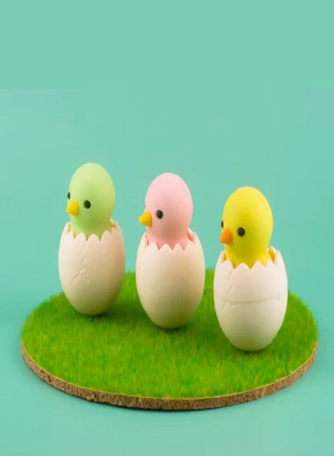 QIPS 3D Erasers for Kids - Set of 36 (Baby Bird with Eggshell) - Image 3